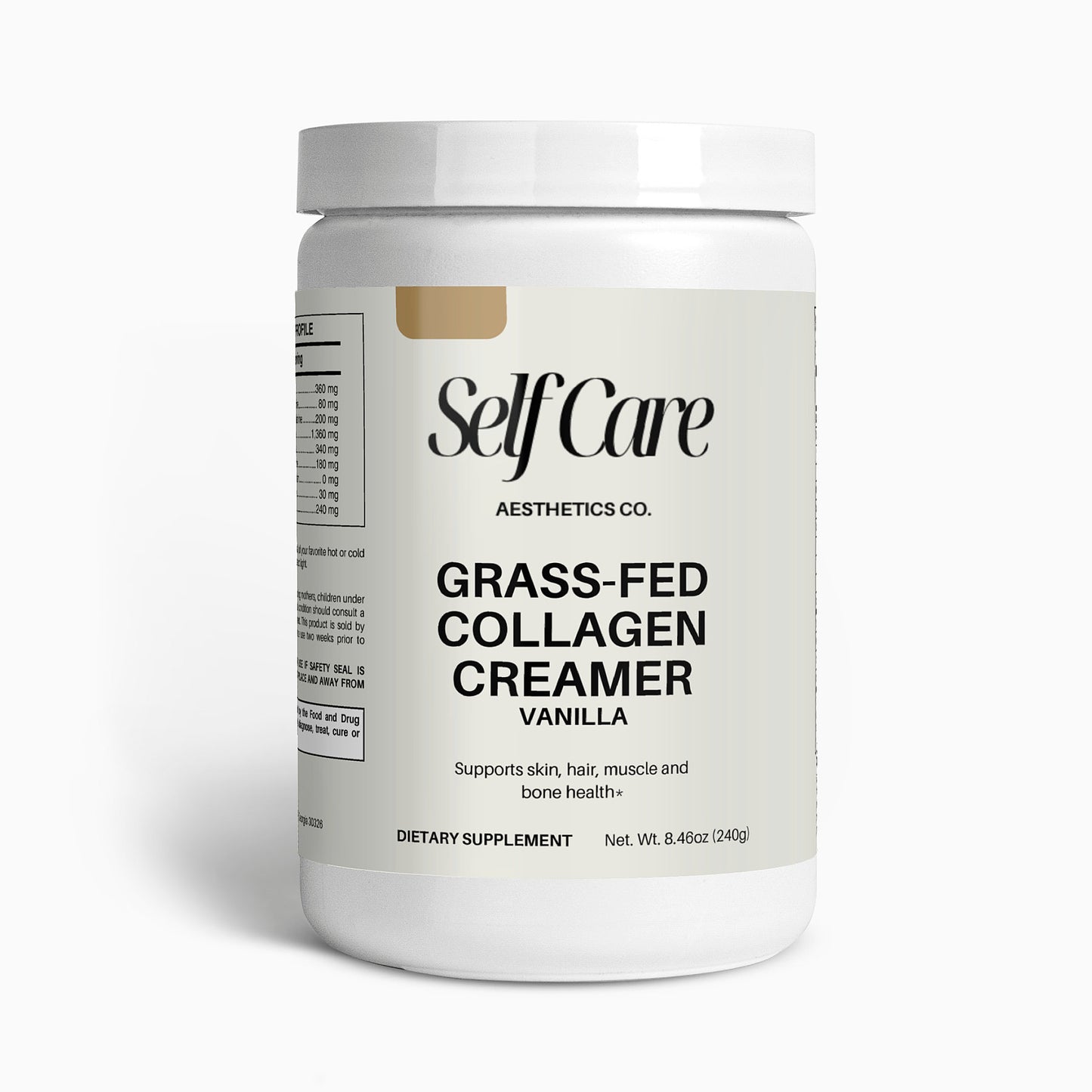 Grass-Fed Collagen Creamer (Vanilla)
